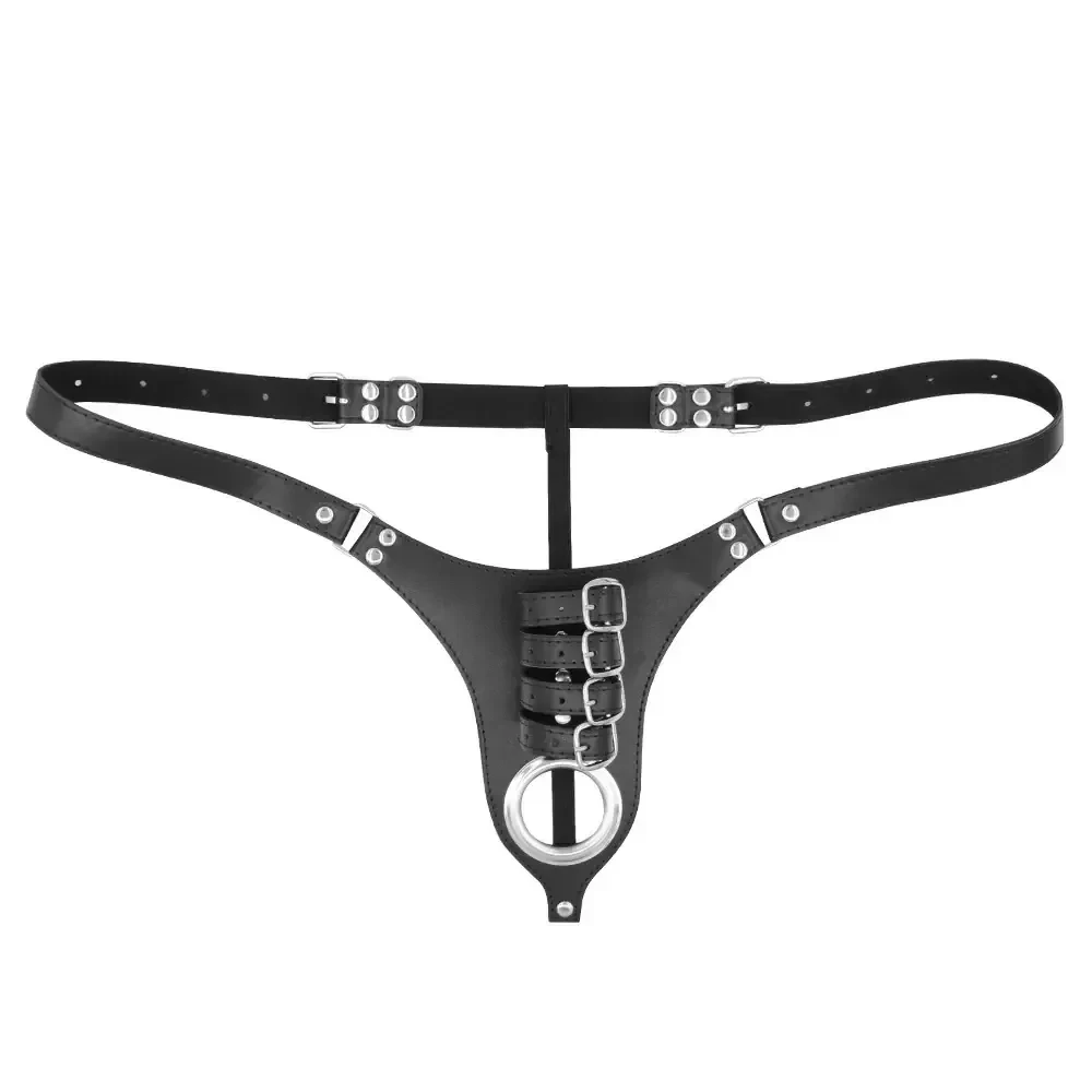 cage penienne cuir ajustable uretral