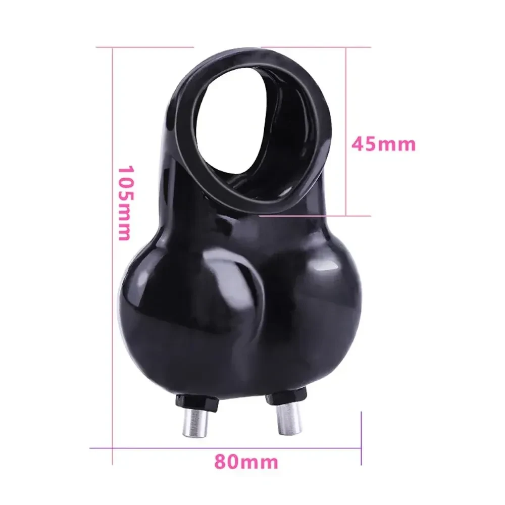 cage penienne electrostimulation abs noire