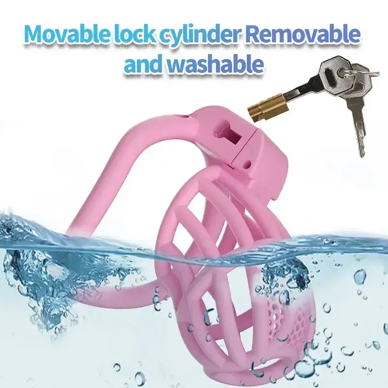 cage penienne noire avec anneau metal