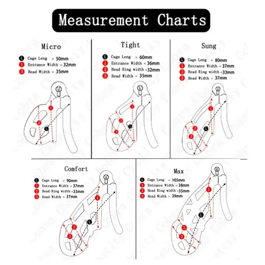 cage penienne resine noire verrouillable