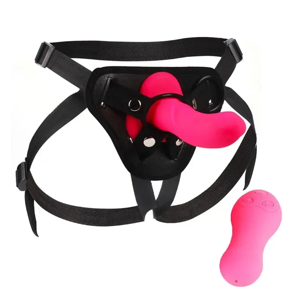 ceinture vibrante avec gode réaliste