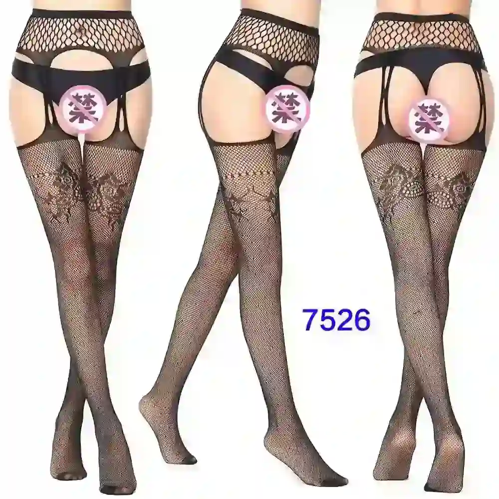 chaussettes resille noires pour soiree coquine