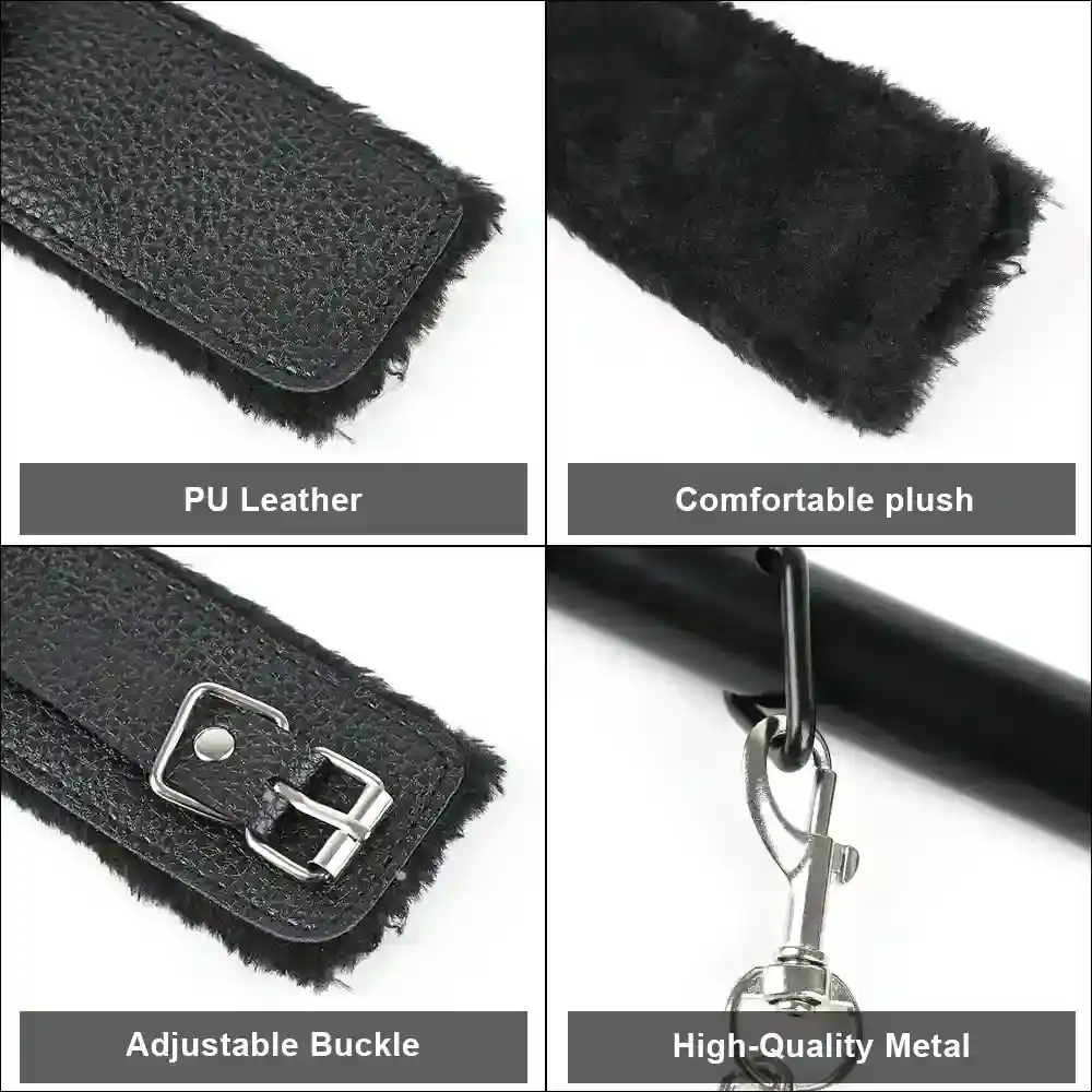 chevillieres bondage cuir avec sangles