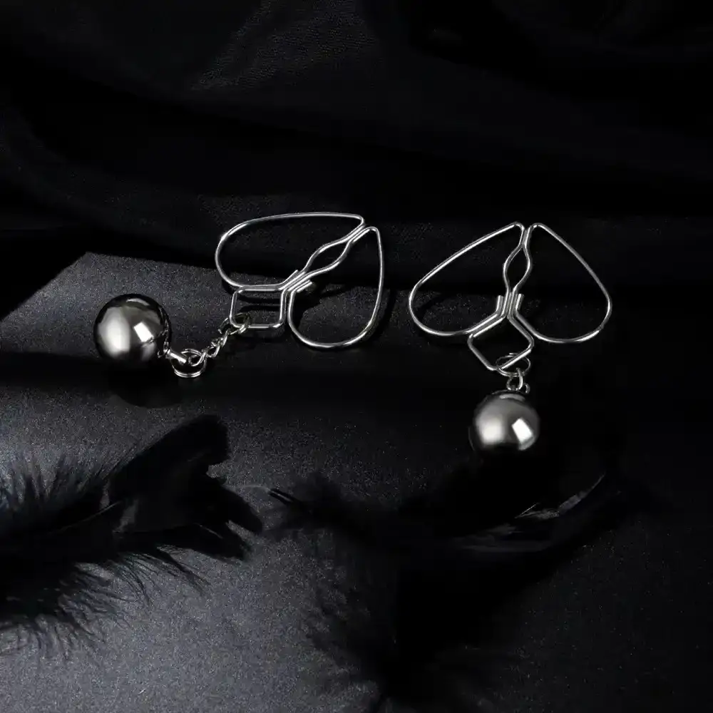 clip téton bondage réglable en métal