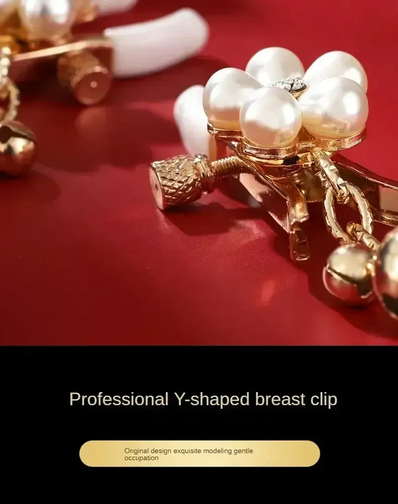 clips mamelons ajustables metal perle