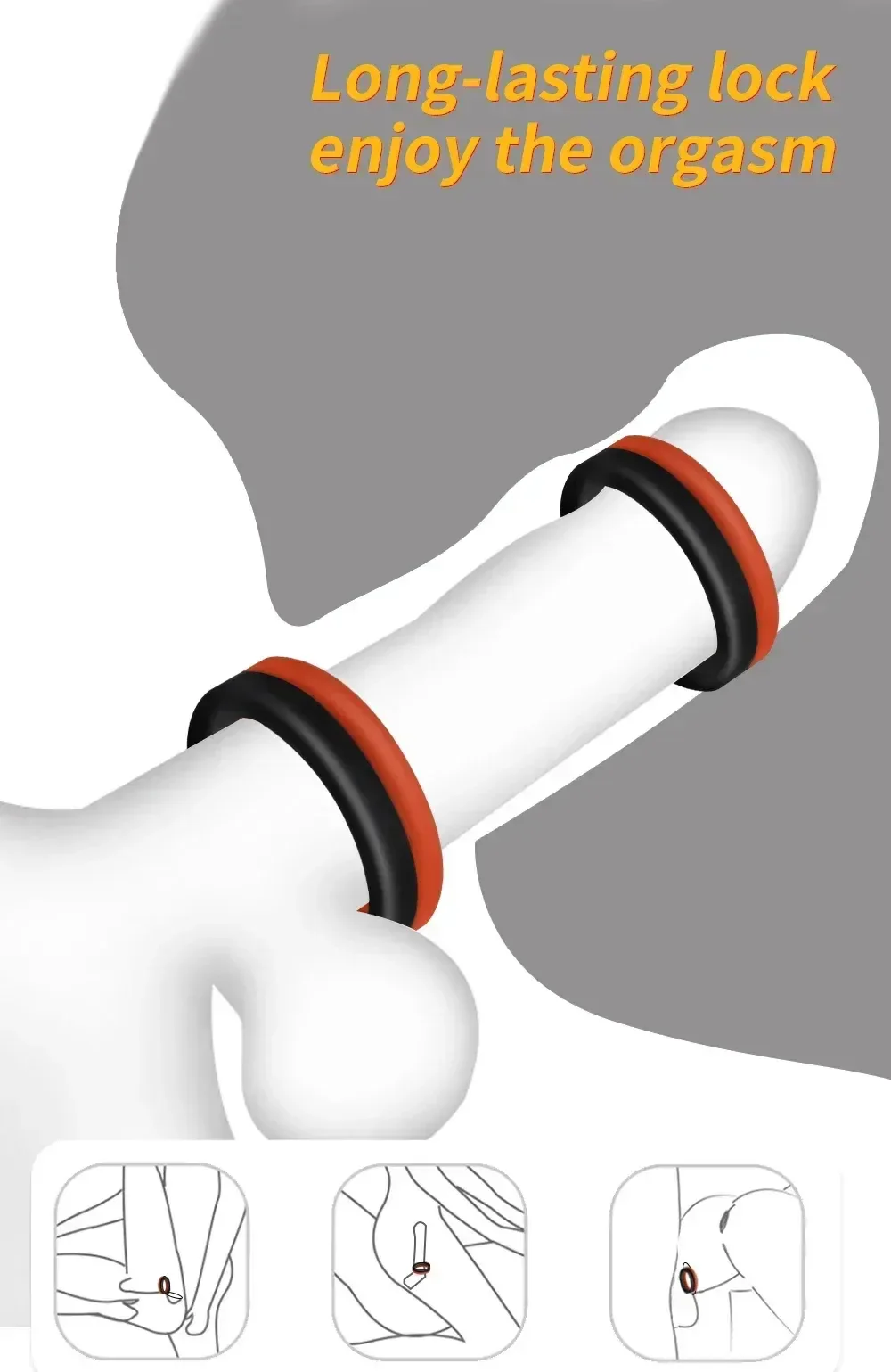 cockring phosphorescent silicone medical