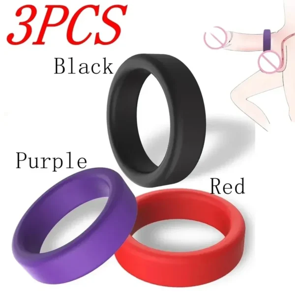 cockring silicone médical érectile vibrant