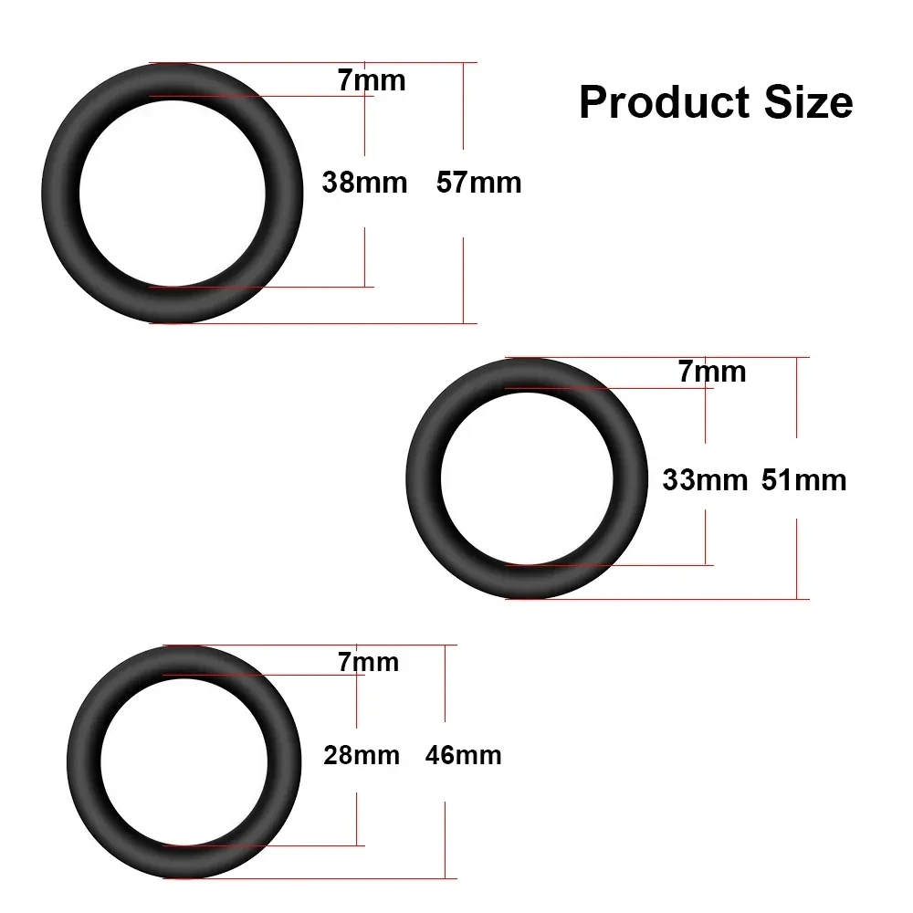 cockring silicone medical pour hommes 1