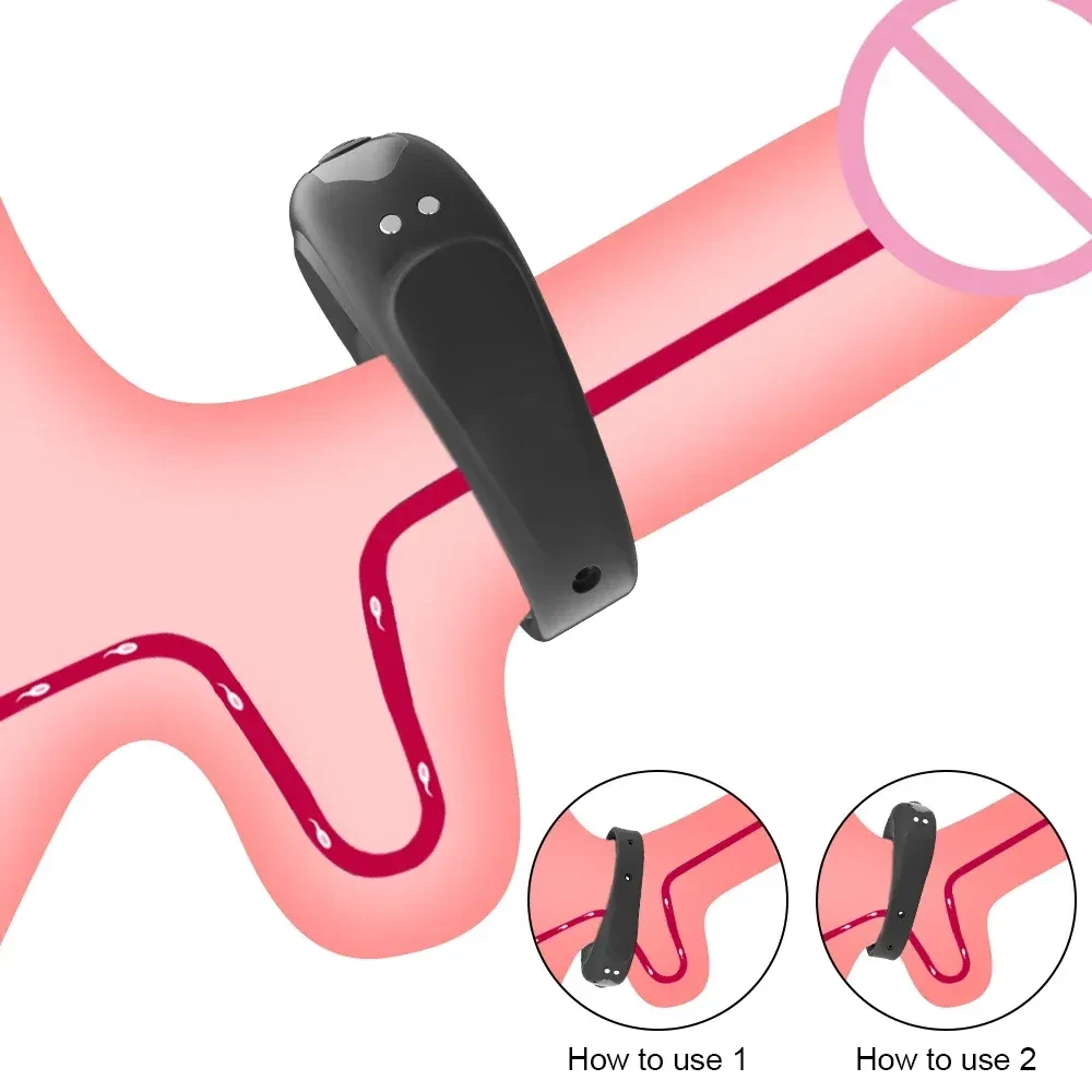 cockring vibrant en silicone souple