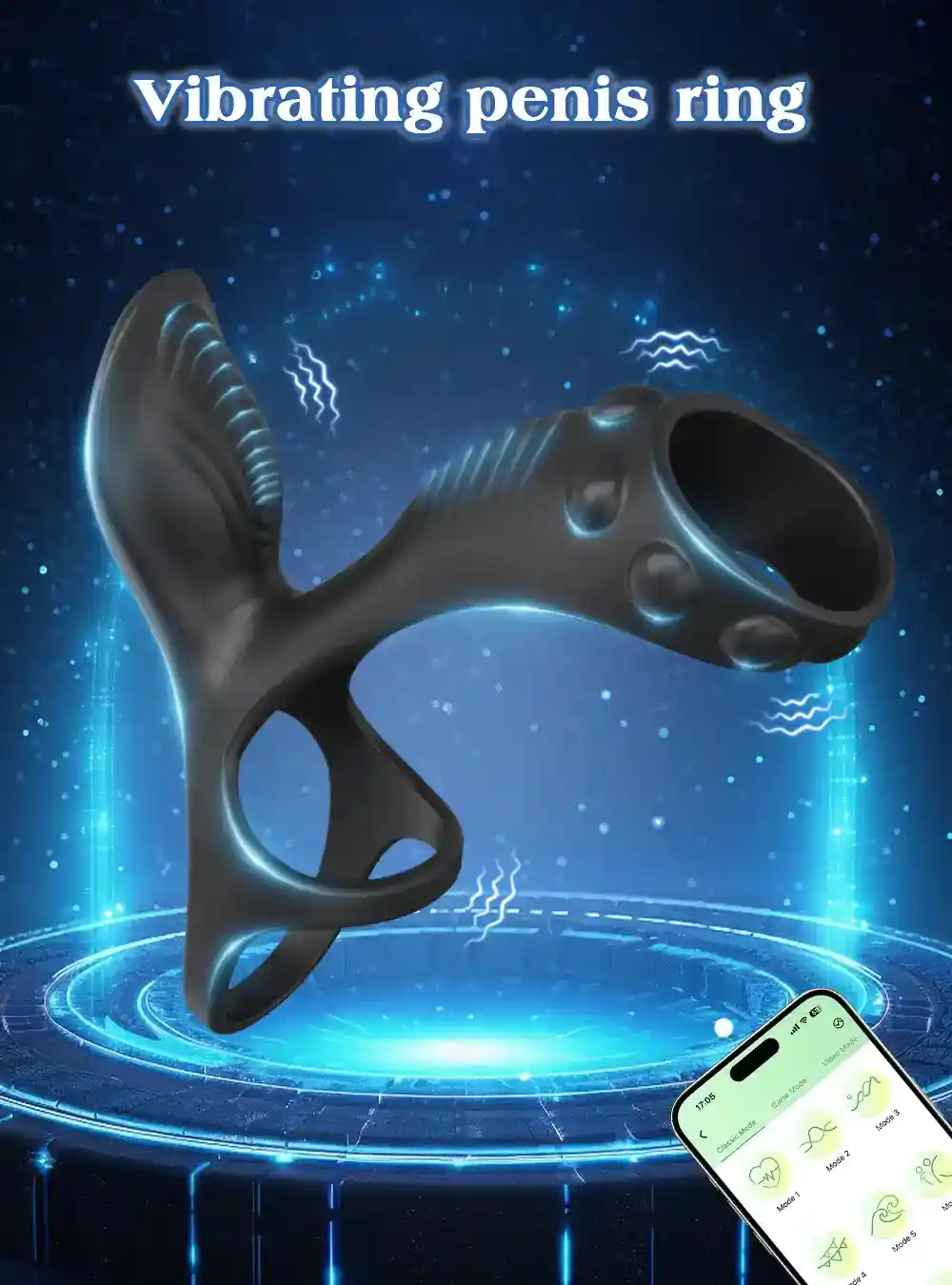 cockring vibrant telecommande par application