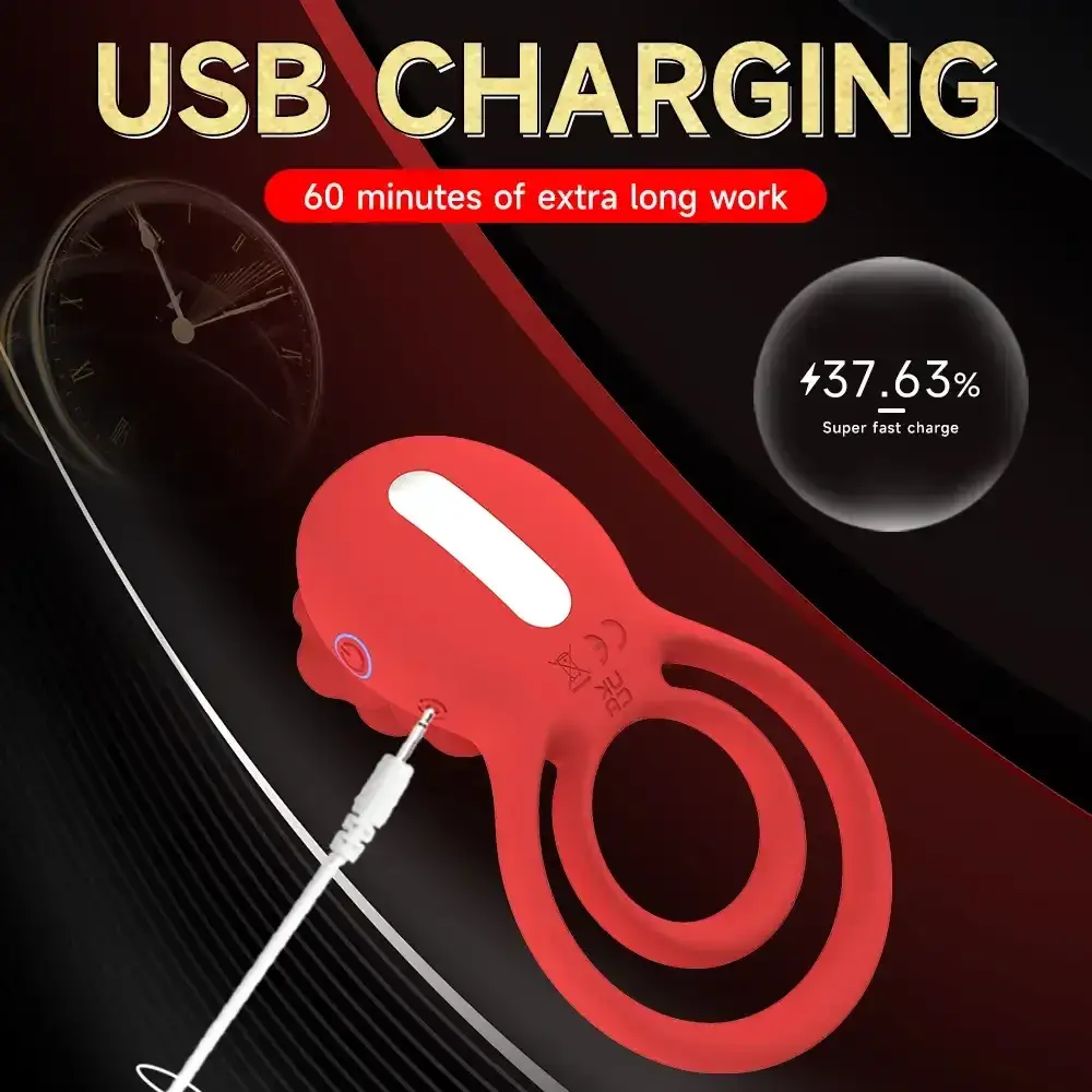 cockring vibrant telecommande silicone