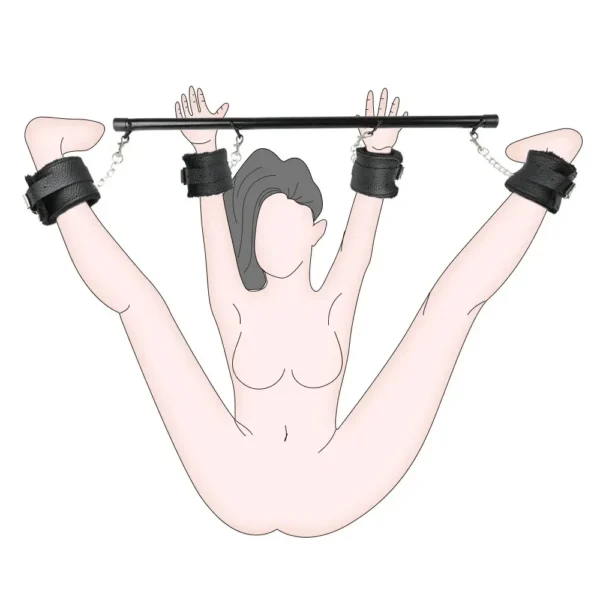 corde bondage bdsm résistante noire