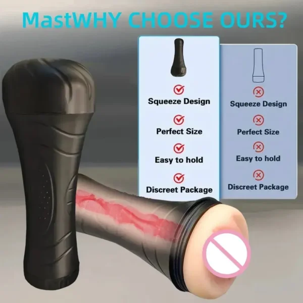 coupe de masturbation pour homme texturée