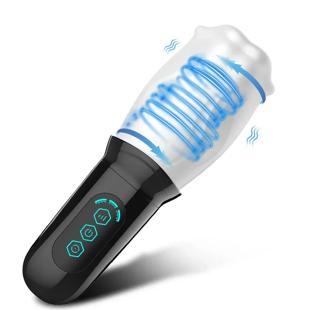 coupe masturbatoire rotative en silicone