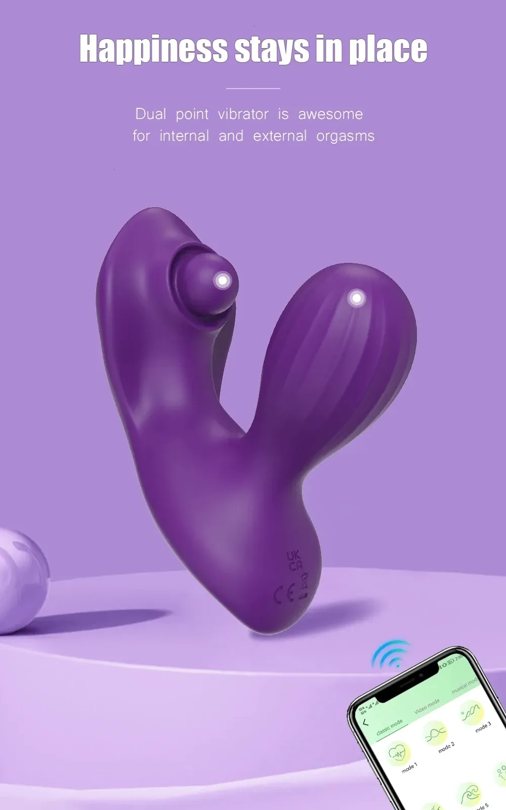 culotte vibrante connectee controle application