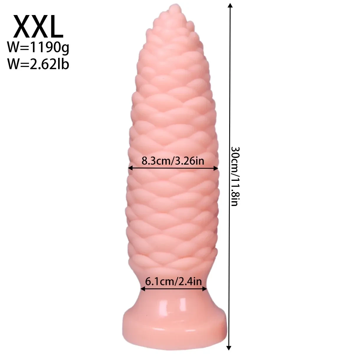 dilatateur anal caoutchouc avec ventouse