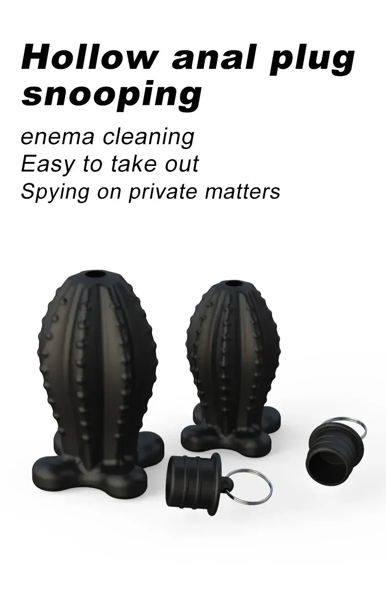 dilatateur anal creux en silicone