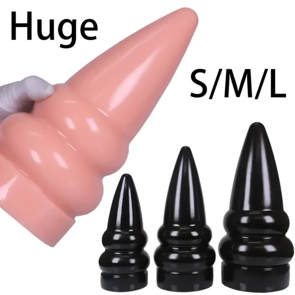 dilatateur anal en pvc lisse et confortable