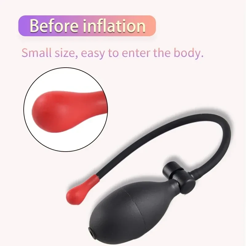 dilatateur anal en silicone medical gonflable