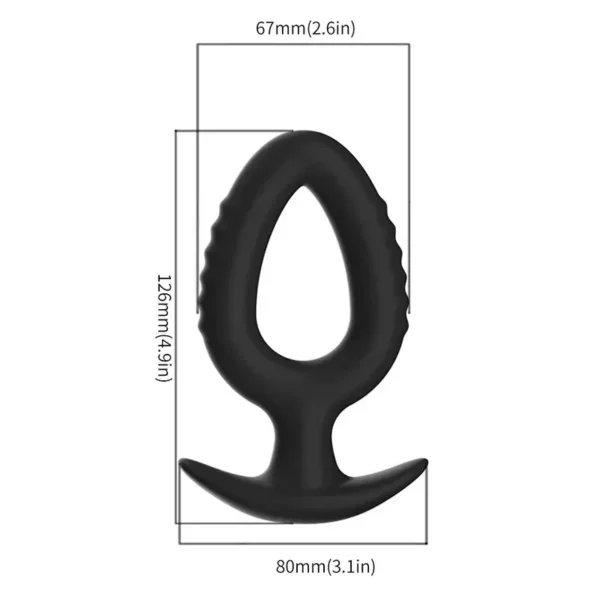 dilatateur anal noir confort garanti