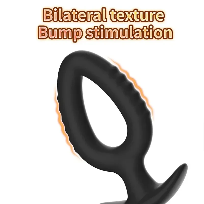 dilatateur anal noir en silicone