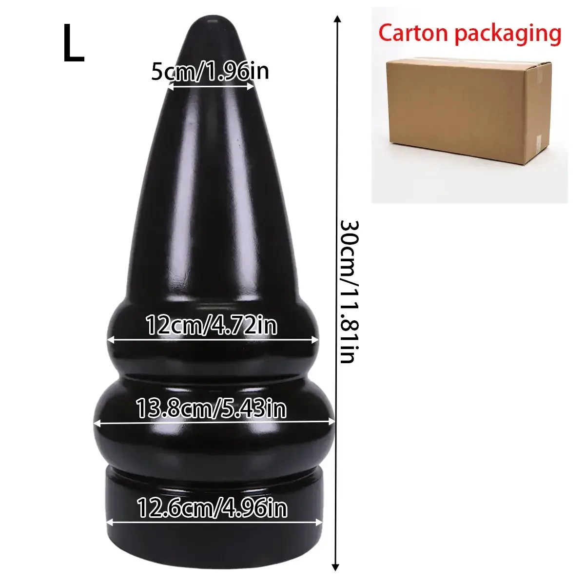 dilatateur anal progressif en pvc durable