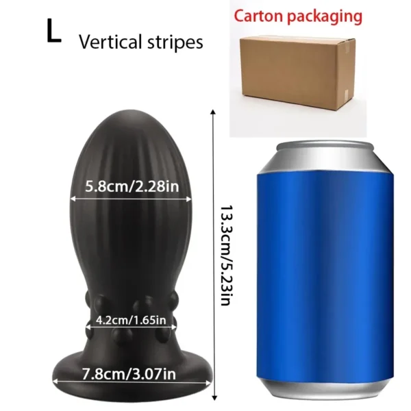 dilatateur anal pvc carton taille m