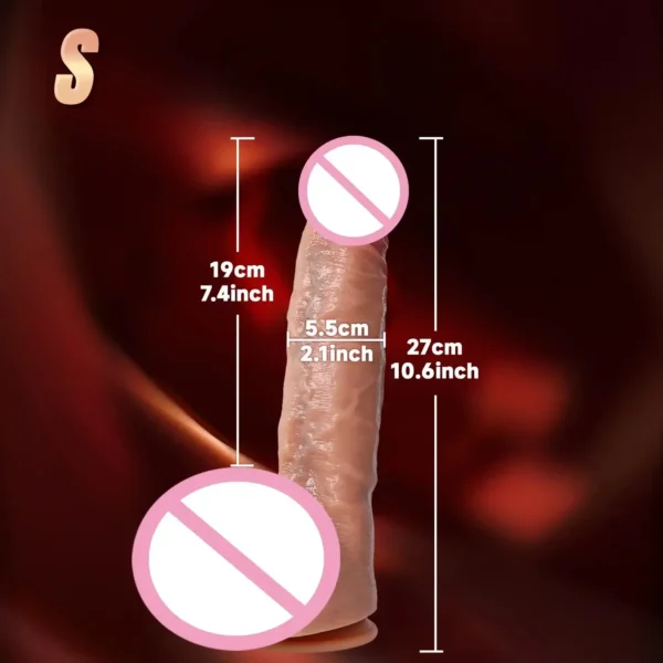 dildo anal en silicone avec relief