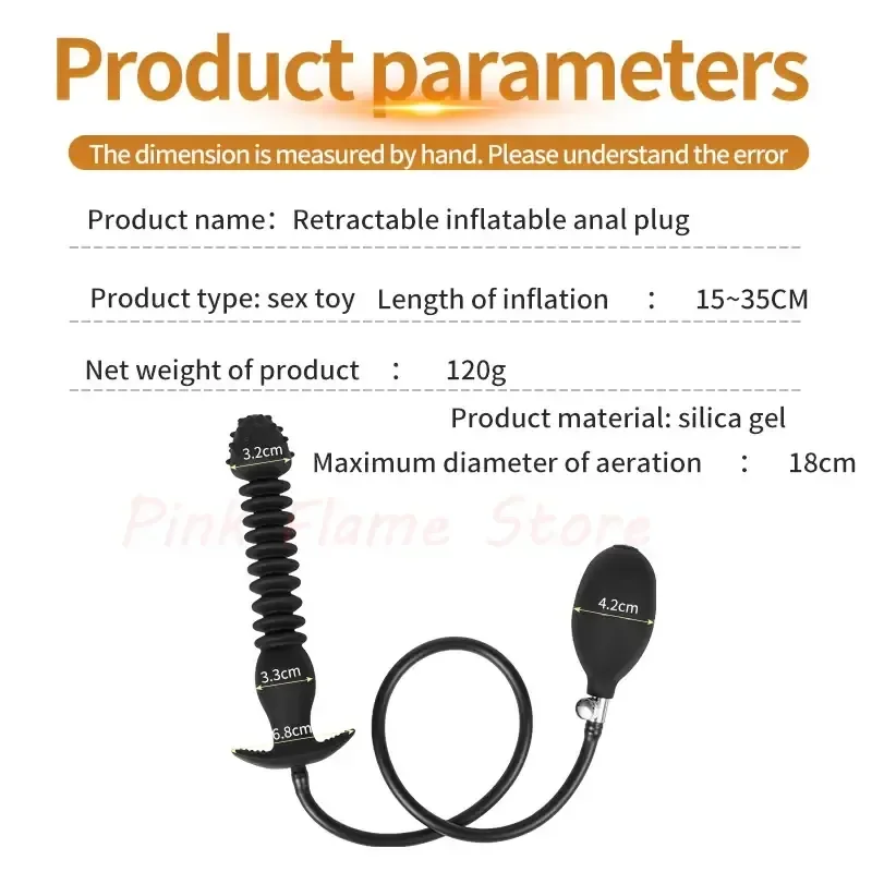 dildo anal gonflable noir pour homme