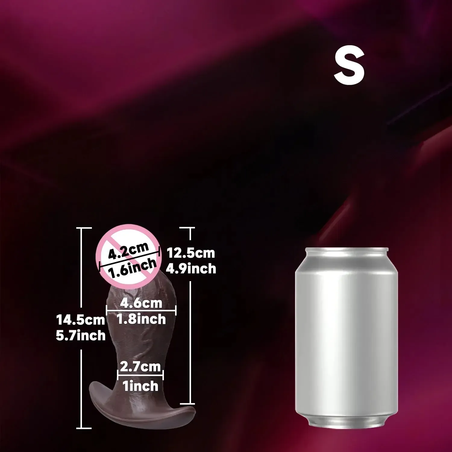dildo anal réaliste en silicone européen