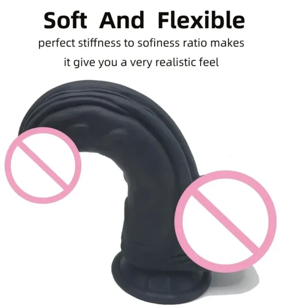 dildo anal ventouse puissante noir