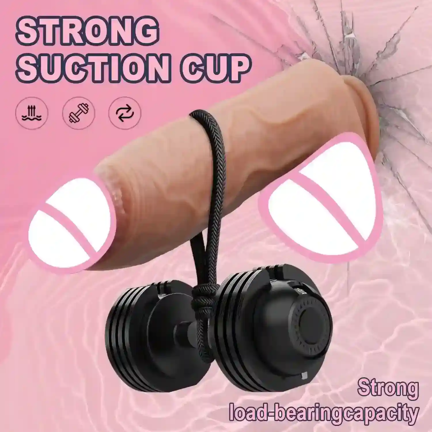 dildo avec ventouse pour usage mains libres