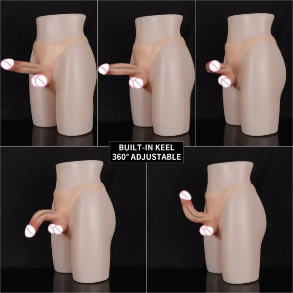 dildo ceinture creux en silicone médical