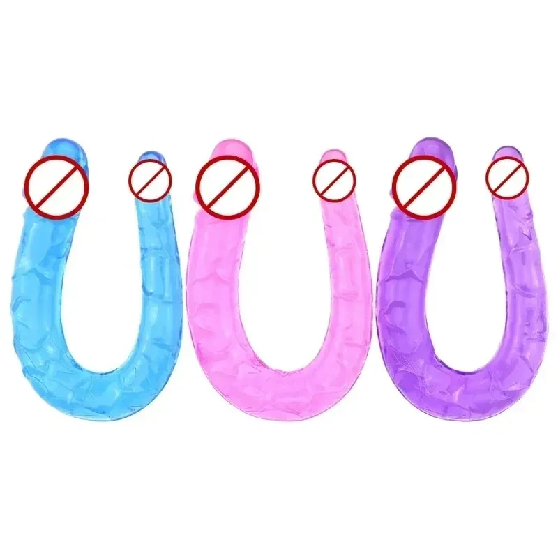 dildo double en tpe texture réaliste