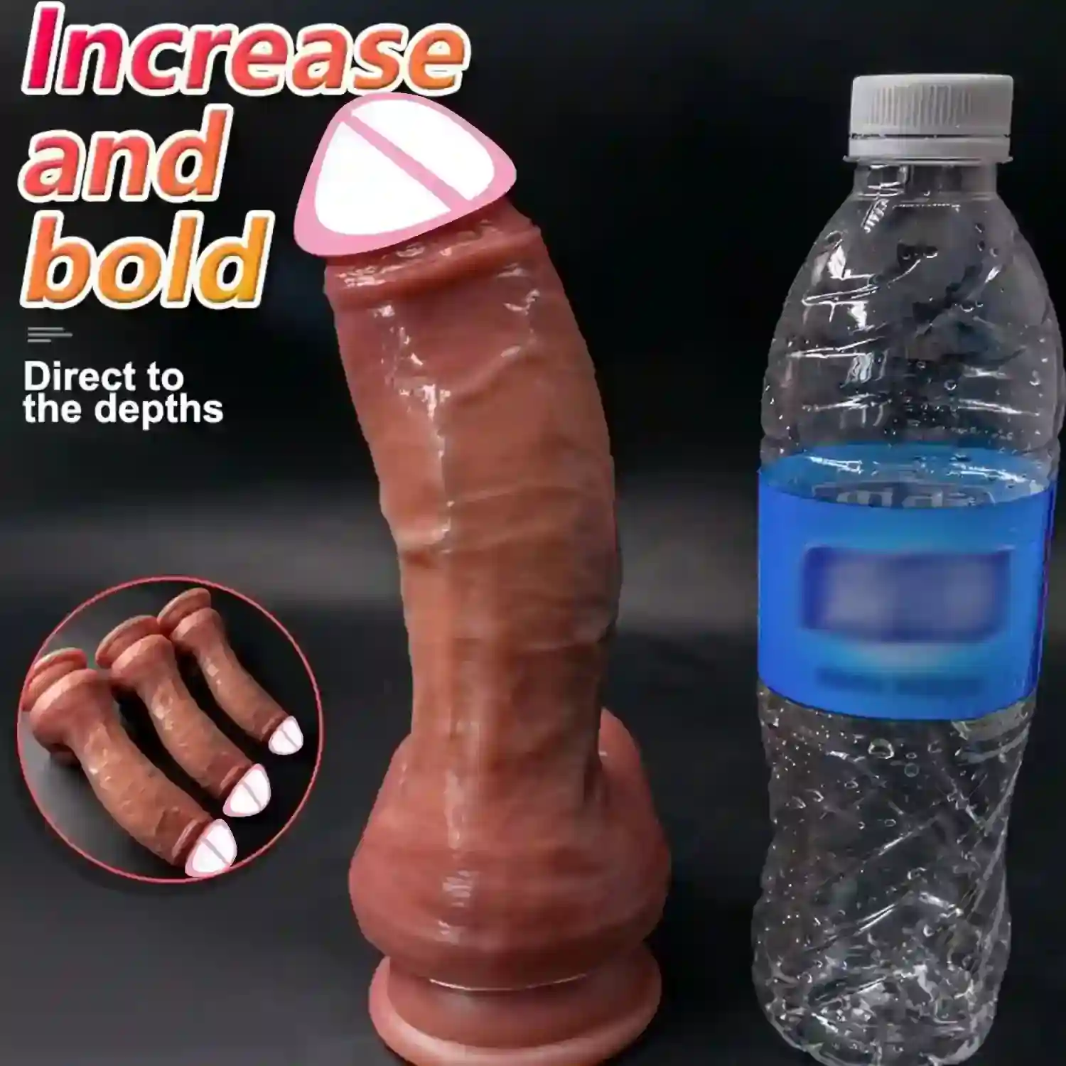 dildo double extremite avec ventouse