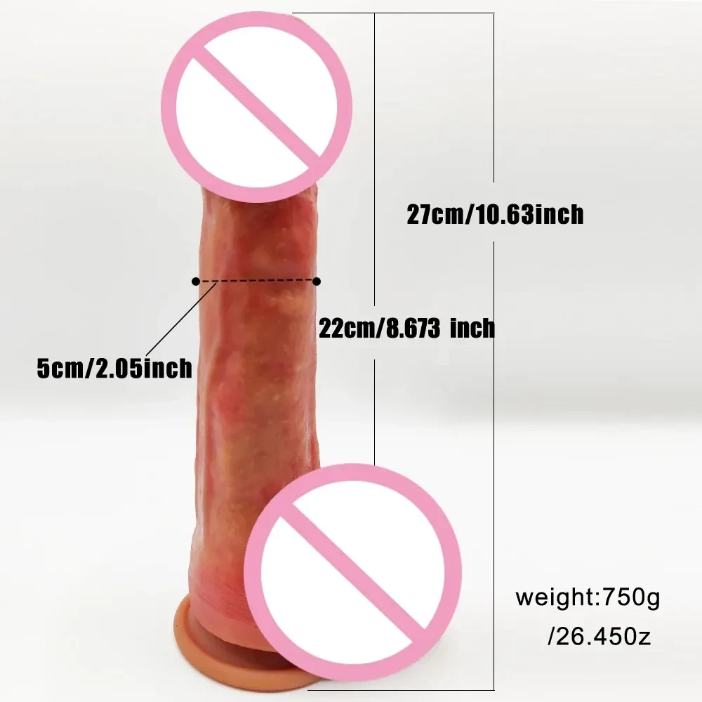 dildo noir realiste 27 cm long