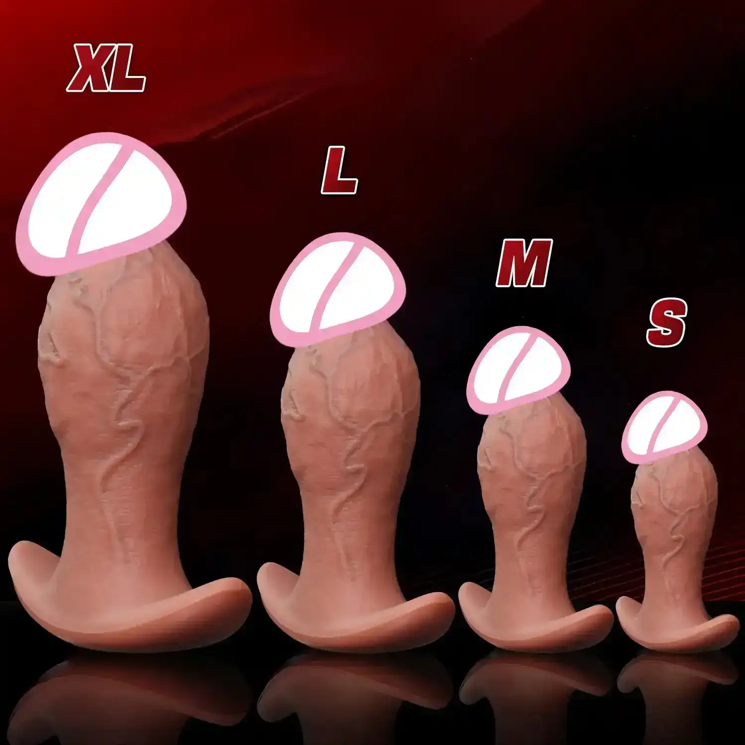 dildo réaliste couleur chair en silicone