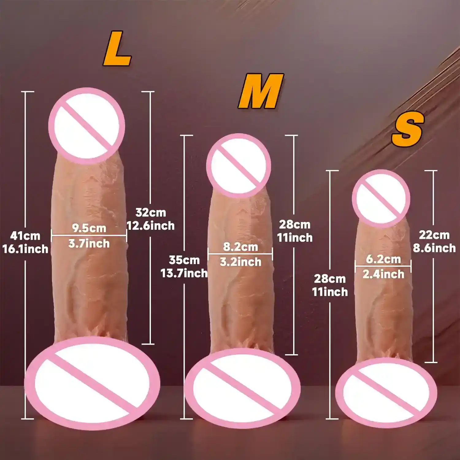 dildo realiste en silicone medical avec ventouse