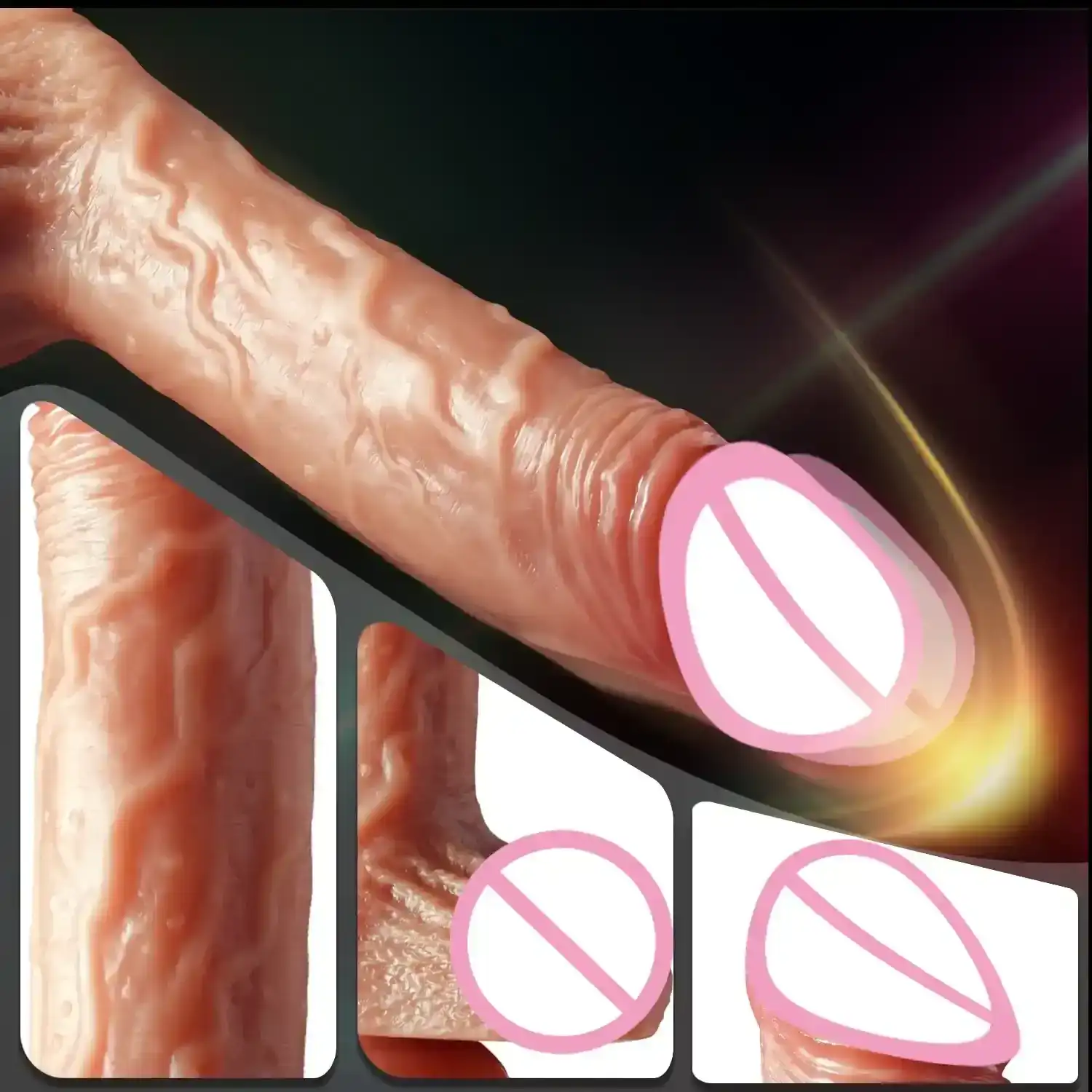 dildo realiste en silicone pour femme