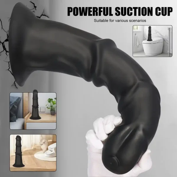 dildo réaliste en silicone souple etanche