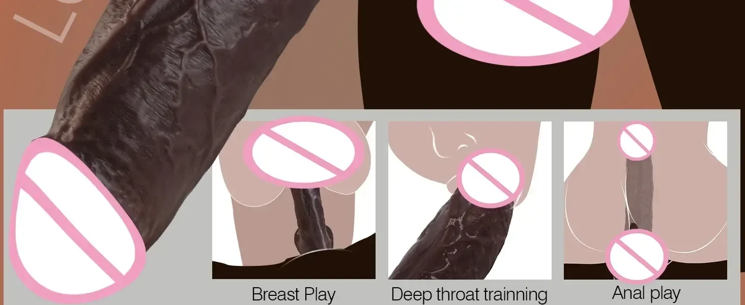 dildo realiste noir grande taille