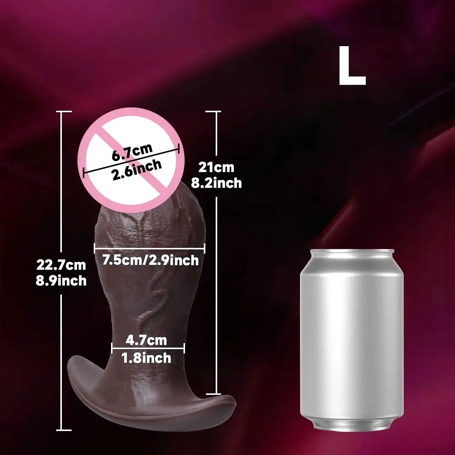 dildo réaliste surface lisse agréable