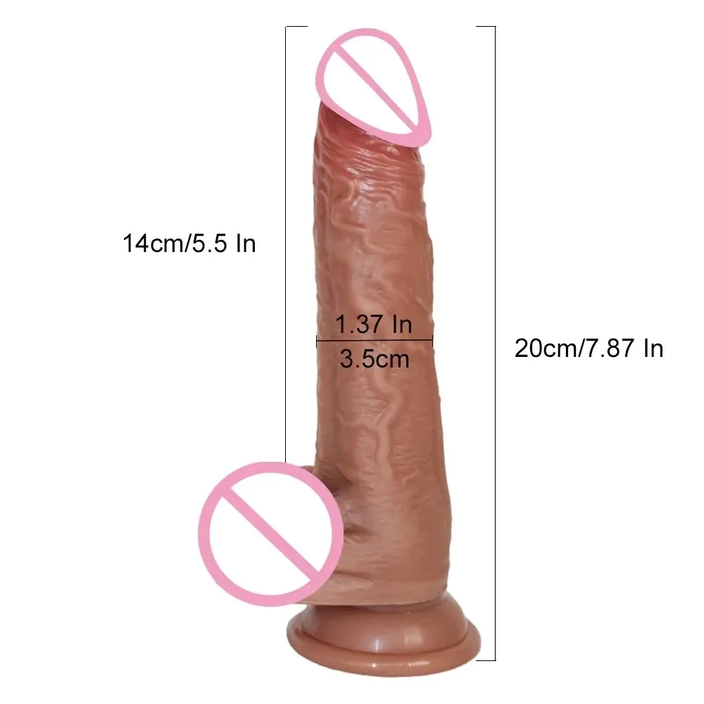 dildo silicone réaliste diamètre 7.5cm ventouse