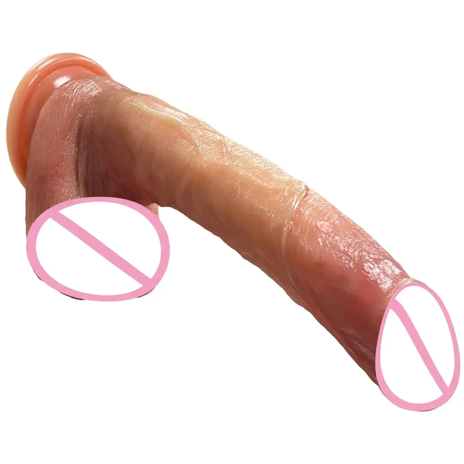 dildo souple avec veines apparentes