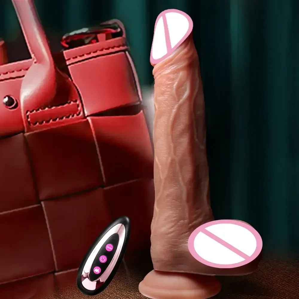 dildo vibrant et chauffant plug anal