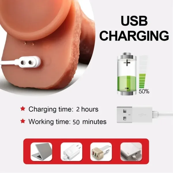 dildo vibrant point g en silicone médical