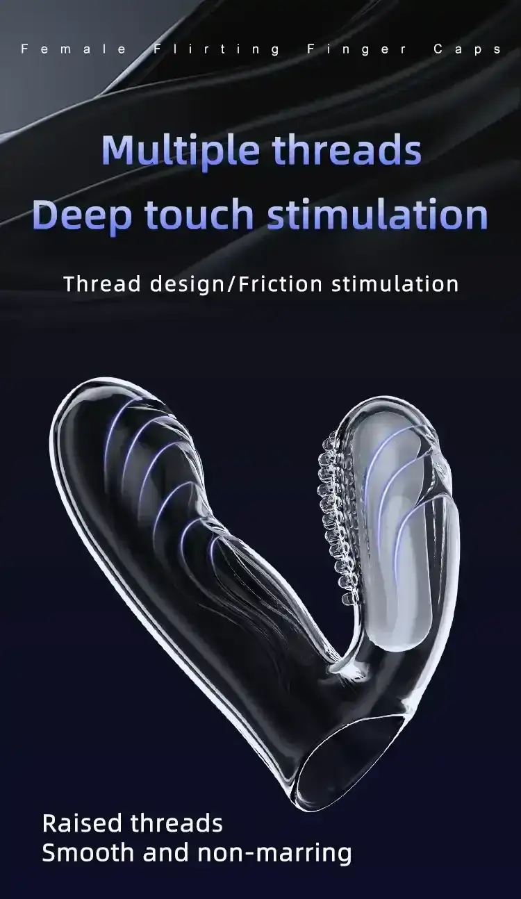 doigtier vibrant point g silicone medical