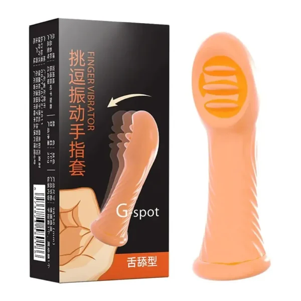 doigtier vibrant pour stimulation féminine