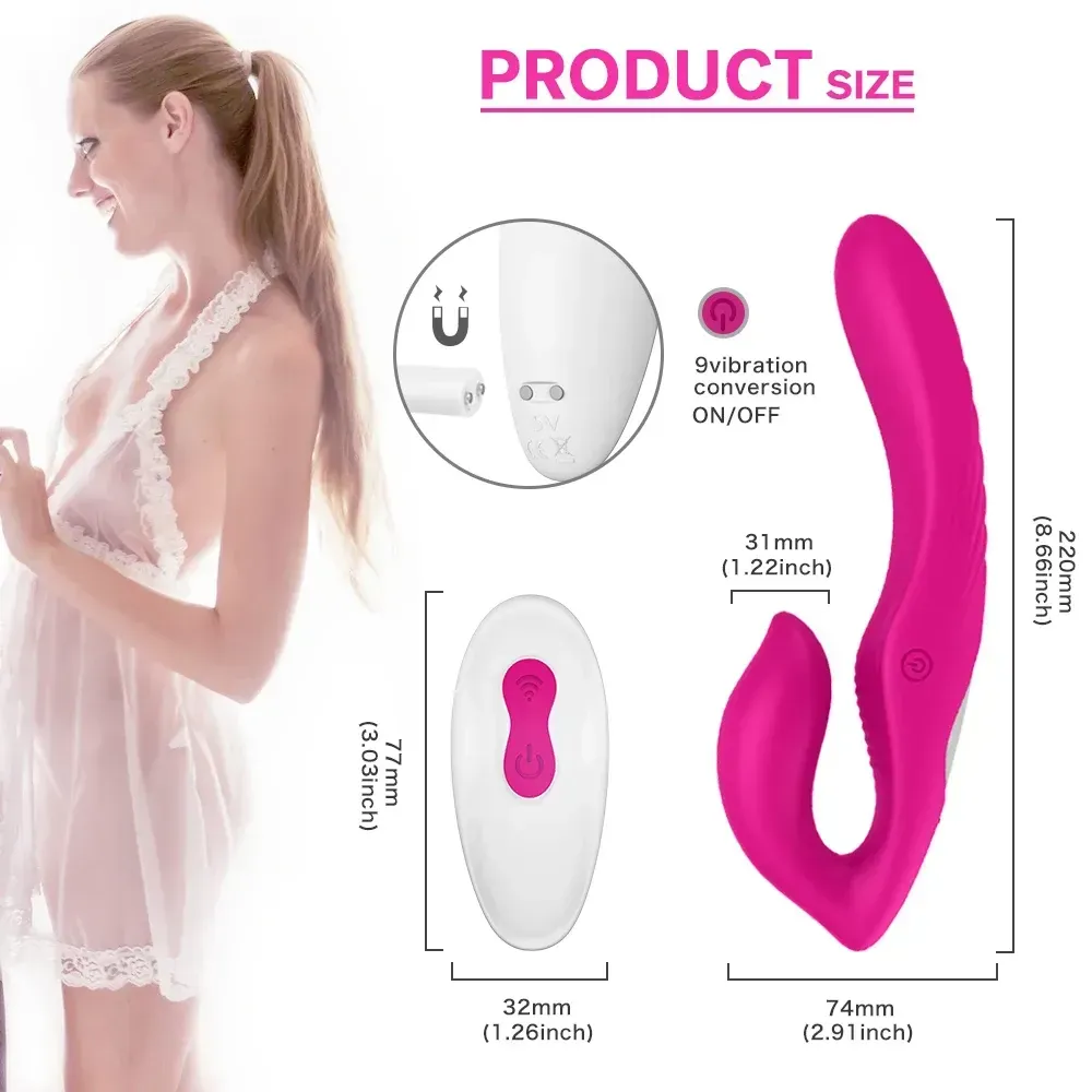 double dildo vibrant silicone rechargeable