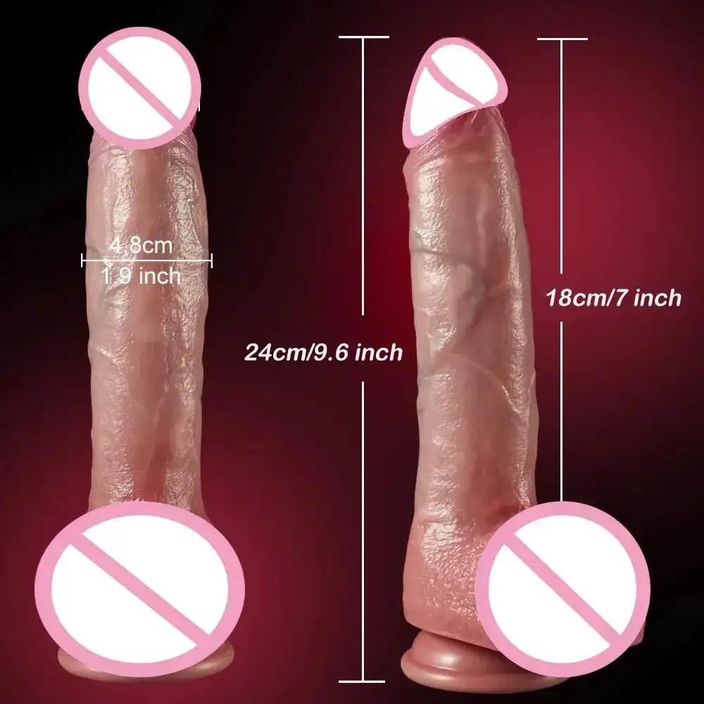 énorme dildo ventouse silicone souple et réaliste